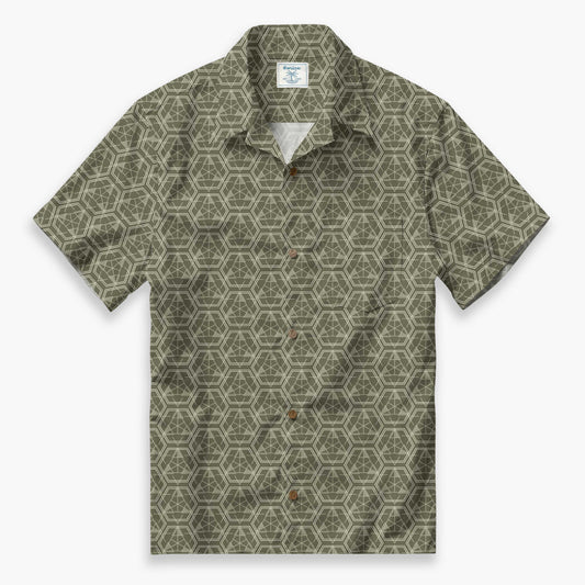 Basic Geometric Camp Shirt