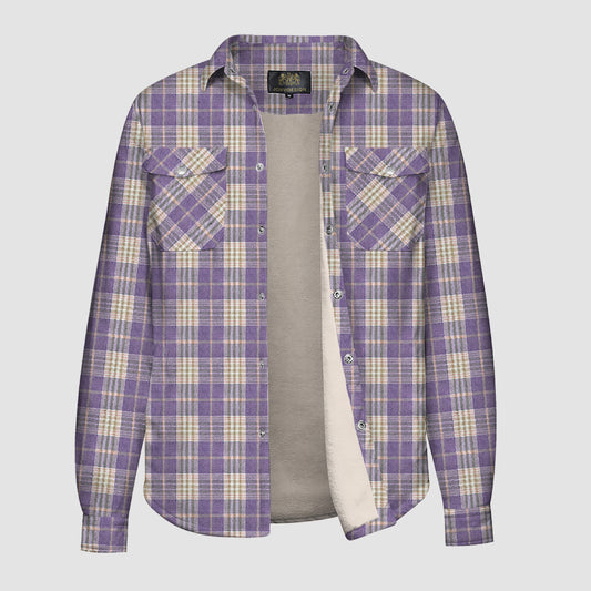 H731 Plaid Button Flannel Jacket