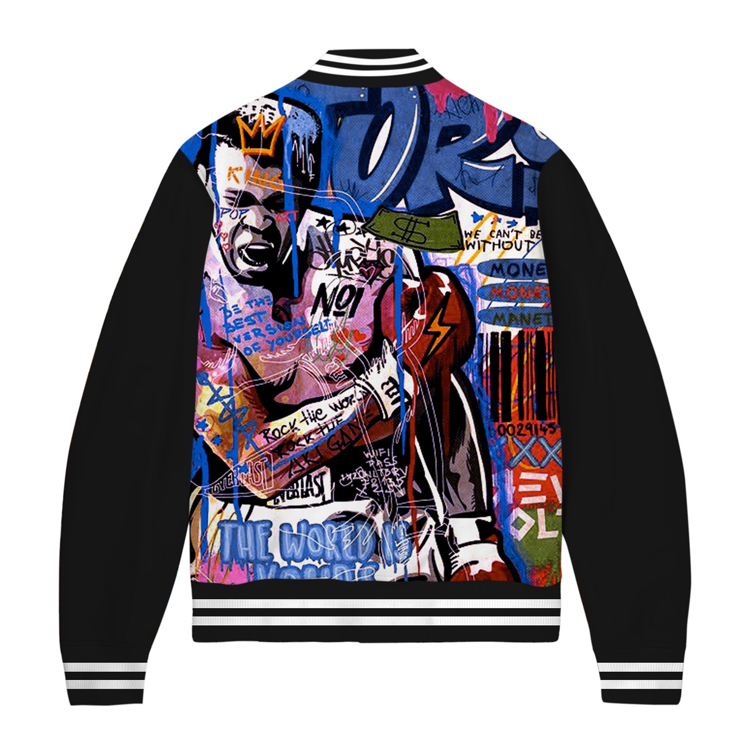 The World Is Ours Boxer Theme Bomber Jacket