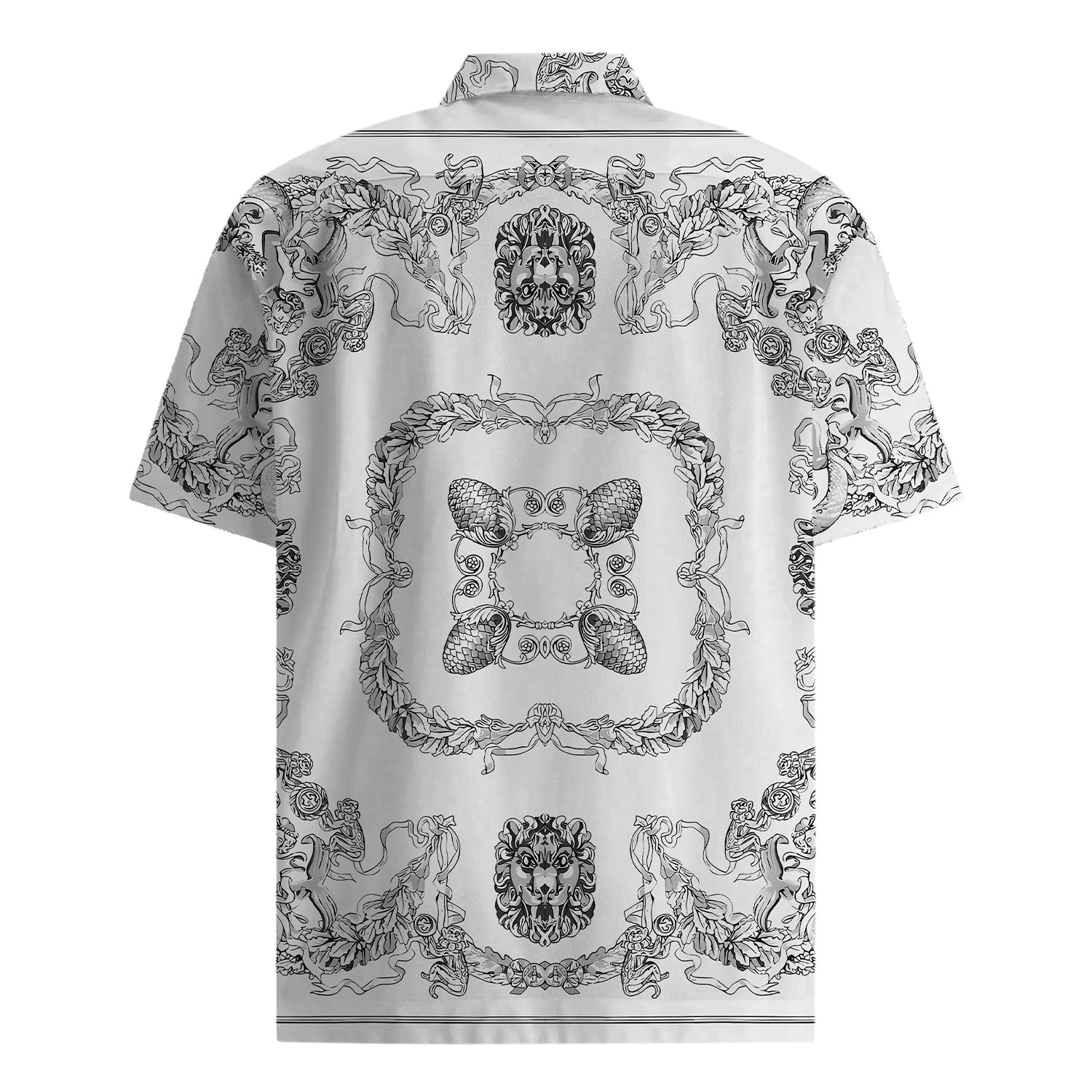 Myth Design Short Sleeve Shirt in Black and White Jonvidesign