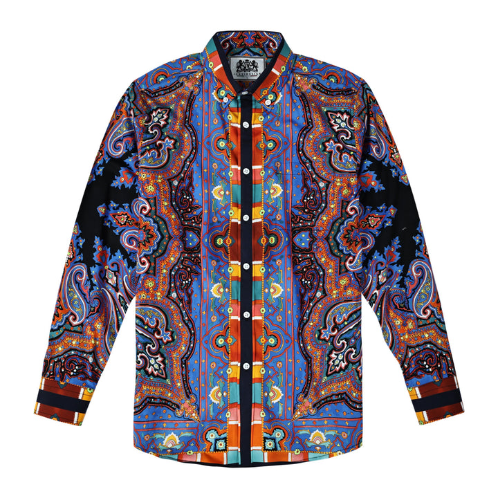 Allover Pattern Silk Shirt main image 0