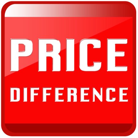 Price Difference Jonvidesign