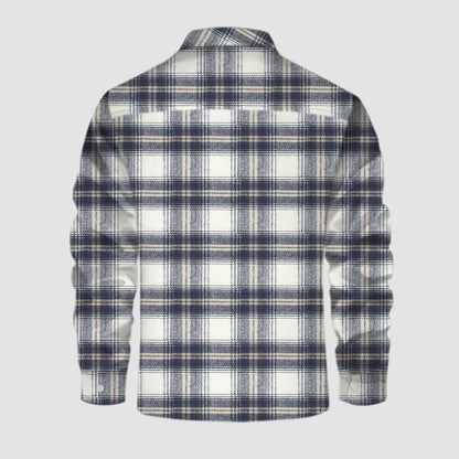 Outdoor Flannel Insulated Jacket For Men