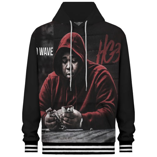 Rapper Album Cover Art Print Hooded Sweatshirt