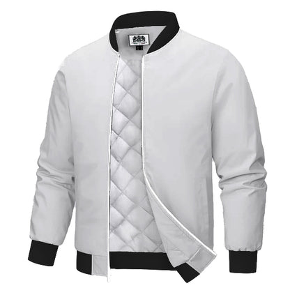 Bomber Jackets for Men Winter Casual Quilted Jacket