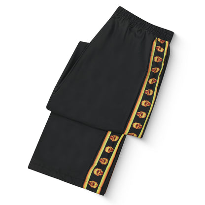 Halloween Ghost Rider Casual Trousers With Elastic Waistband